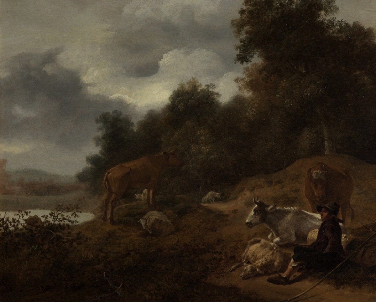 Landscape with Herdsman and Cattle