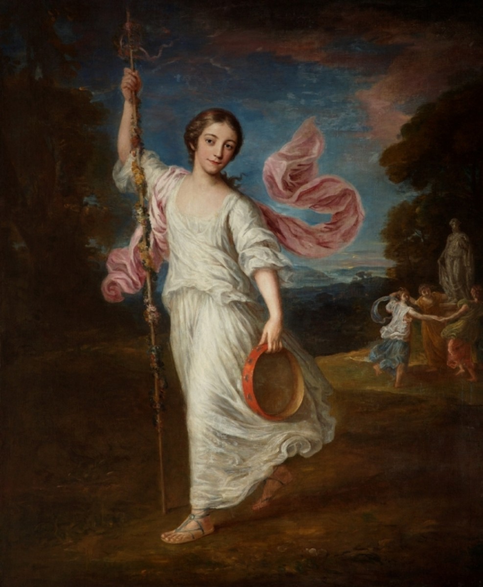 Lady Emily Kerr (b.1759), as a Bacchante