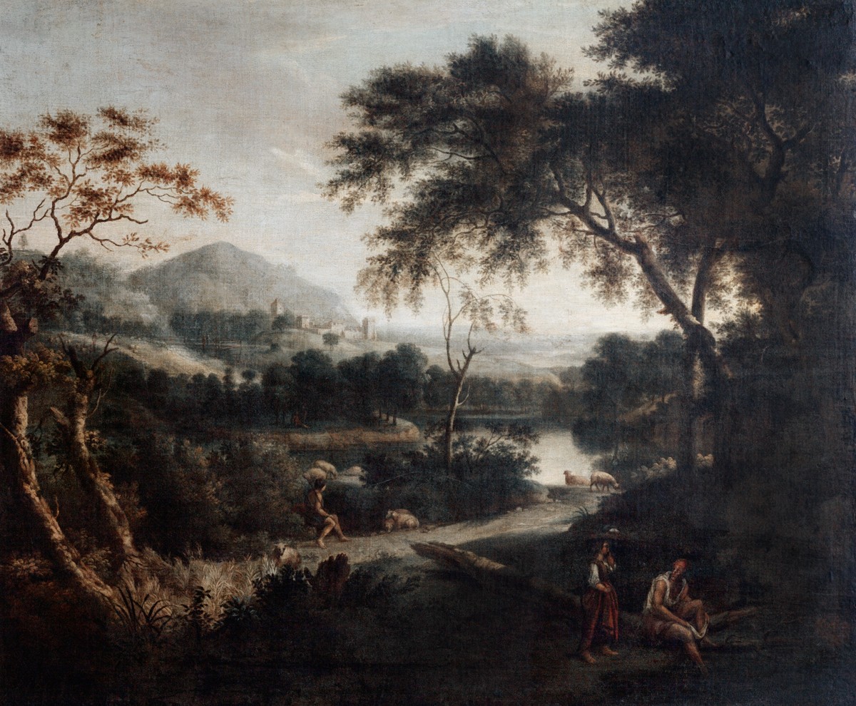 Landscape with Pastoral Figures