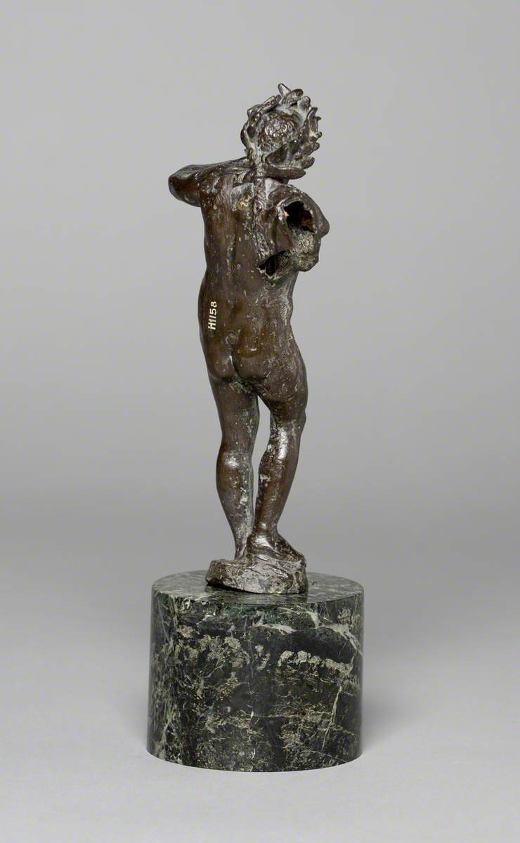 Naked Bacchus Holding a Cup