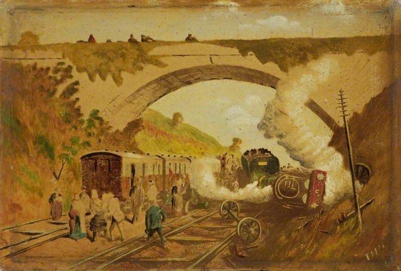 Railway Accident at Flax Bourton