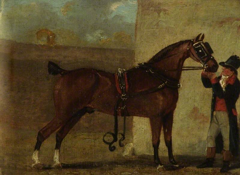 Carriage Horse Owned by Thomas Southwood of Lowton Art UK