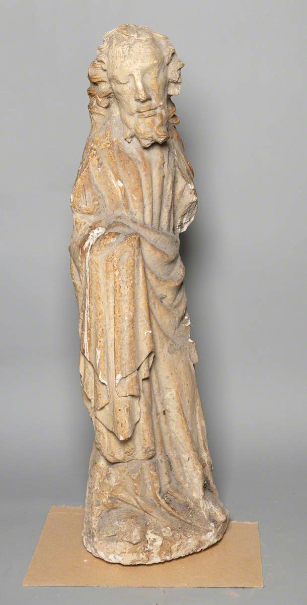 Male Figure, Possibly a Saint (Architectural Fragment)