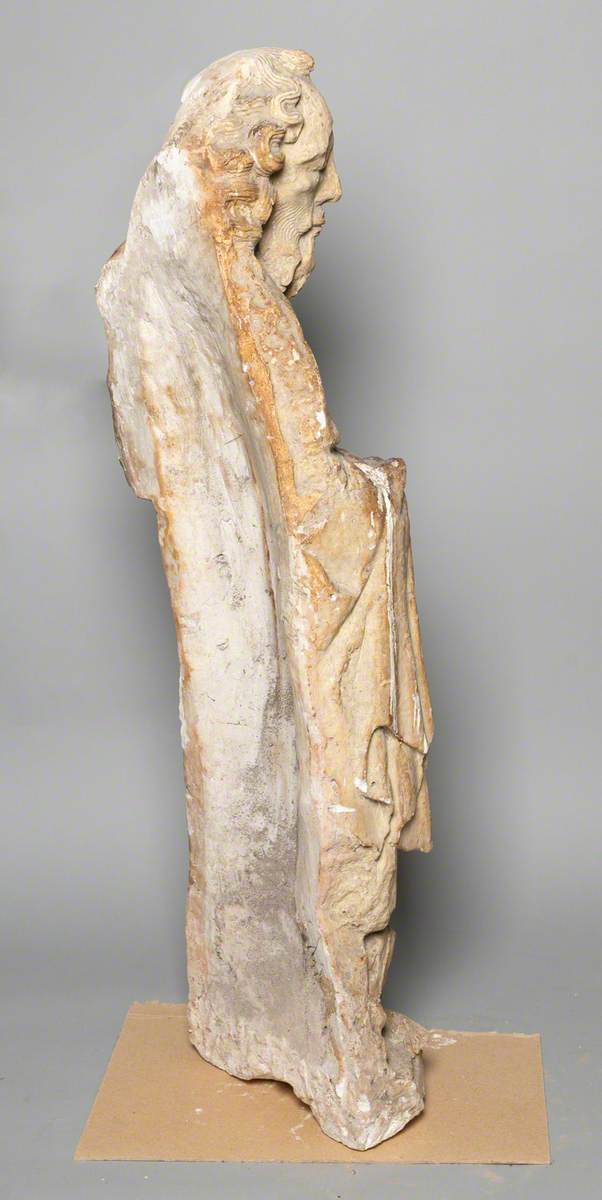 Male Figure, Possibly a Saint (Architectural Fragment)