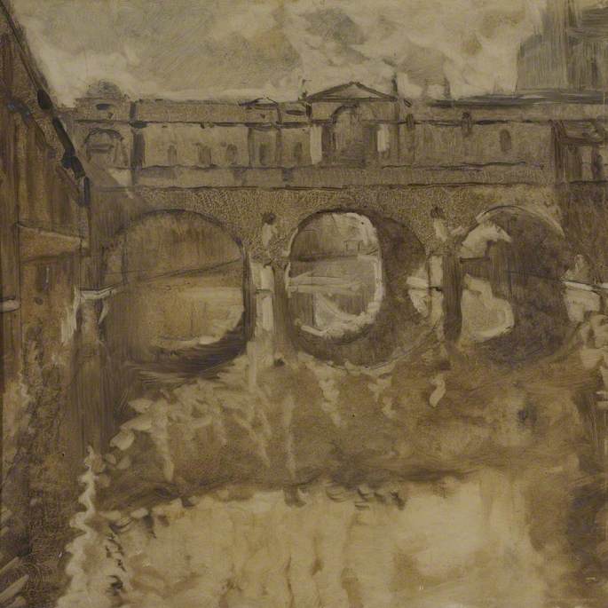 Pulteney Bridge, Bath from the South West