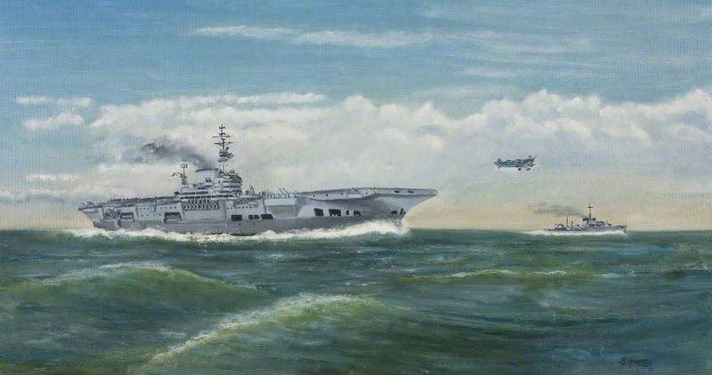 HMS 'Indefatigable', 1942–1955 | Art UK