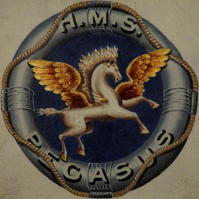 HMS 'Pegasus' Badge