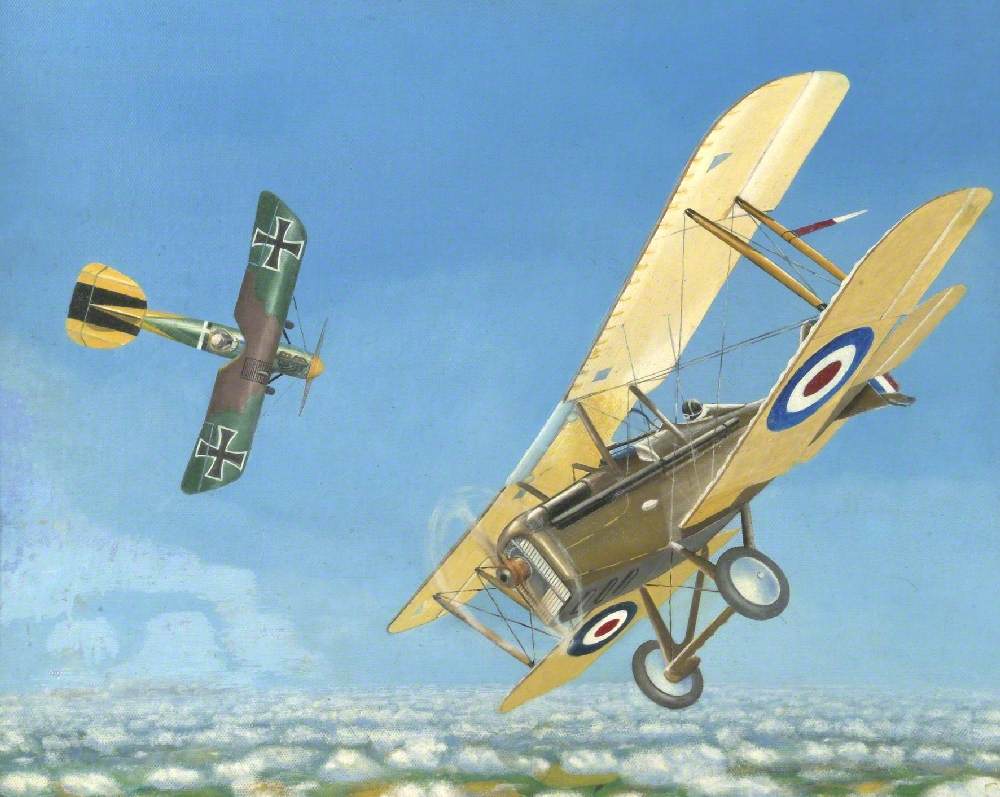 SE5a in First World War Dogfight