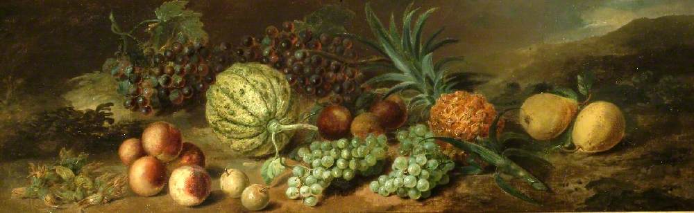 Still Life with Pineapple and Other Fruit