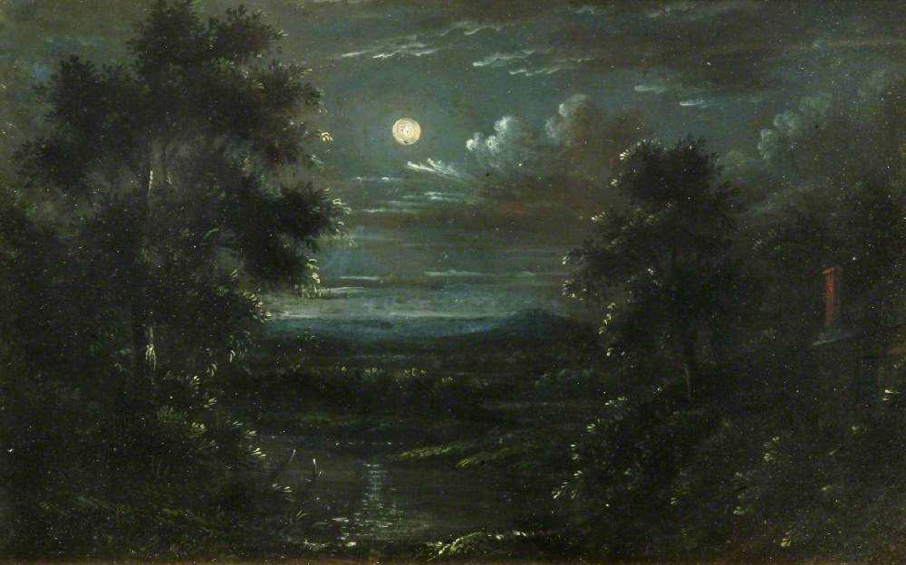 night landscape paintings