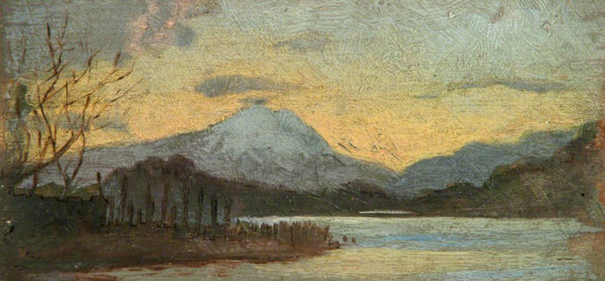 Landscape, Mountain and Lake