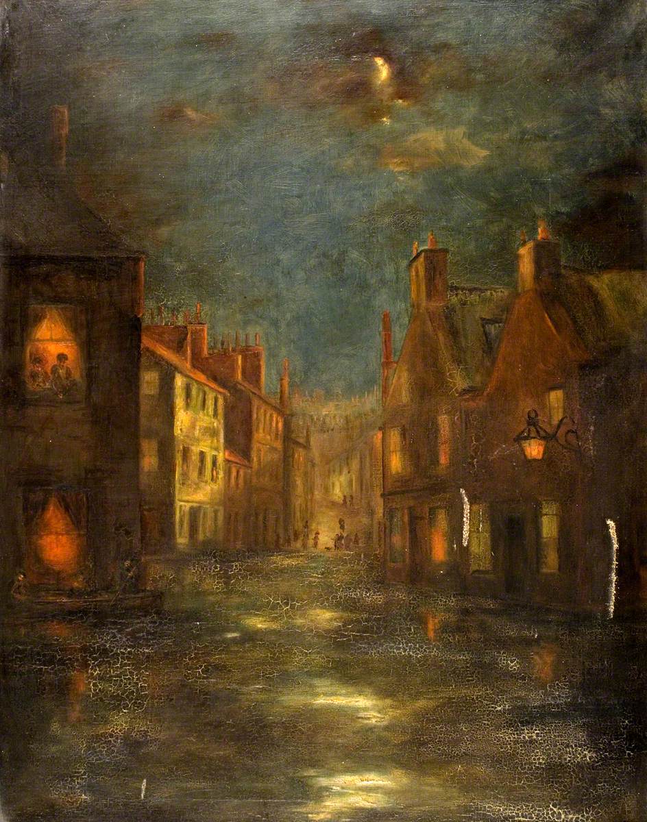 Friars Vennel in Flood, 1910 Art UK