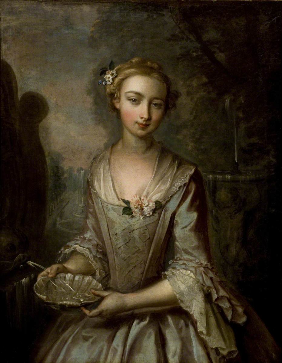 Young Woman with Scallop Shell (Water)