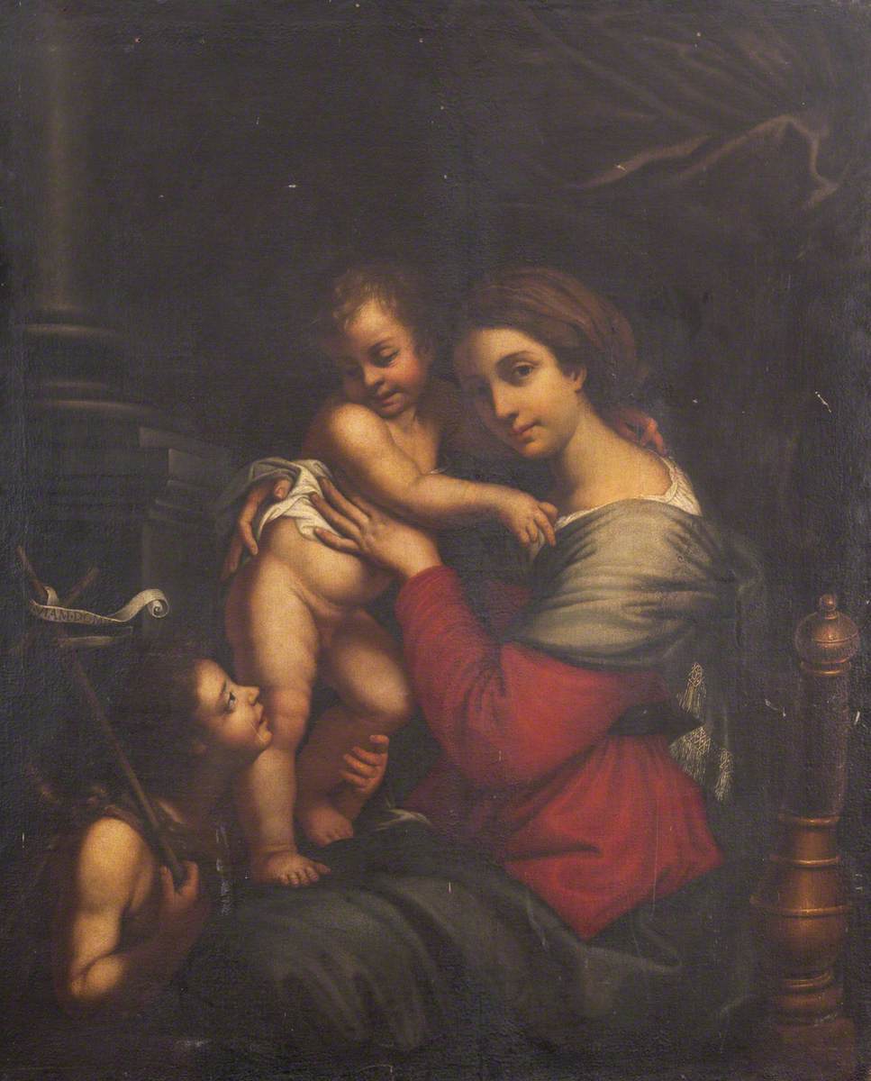 The Virgin and Child,  together with the Infant Saint John the Baptist