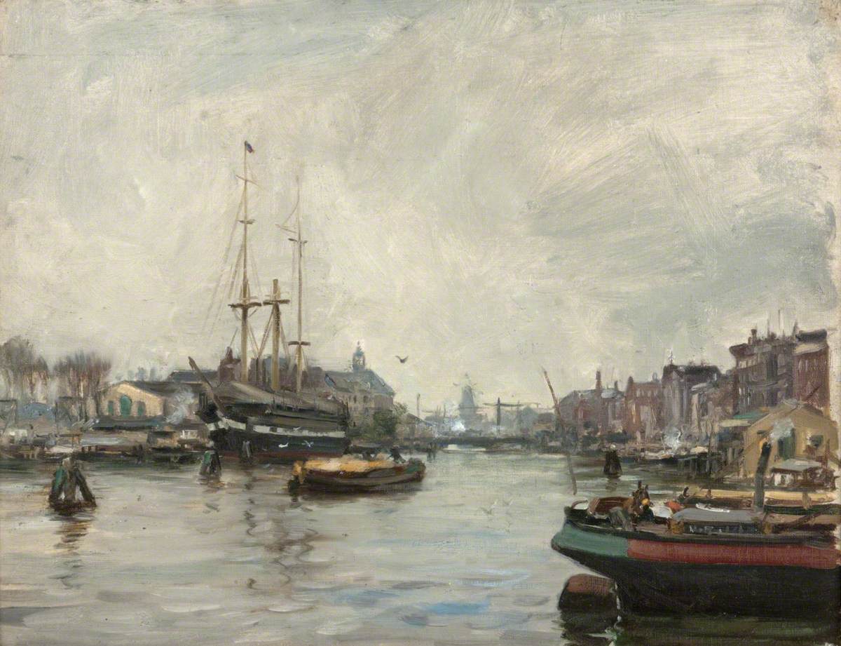 Amsterdam, Harbour Scene