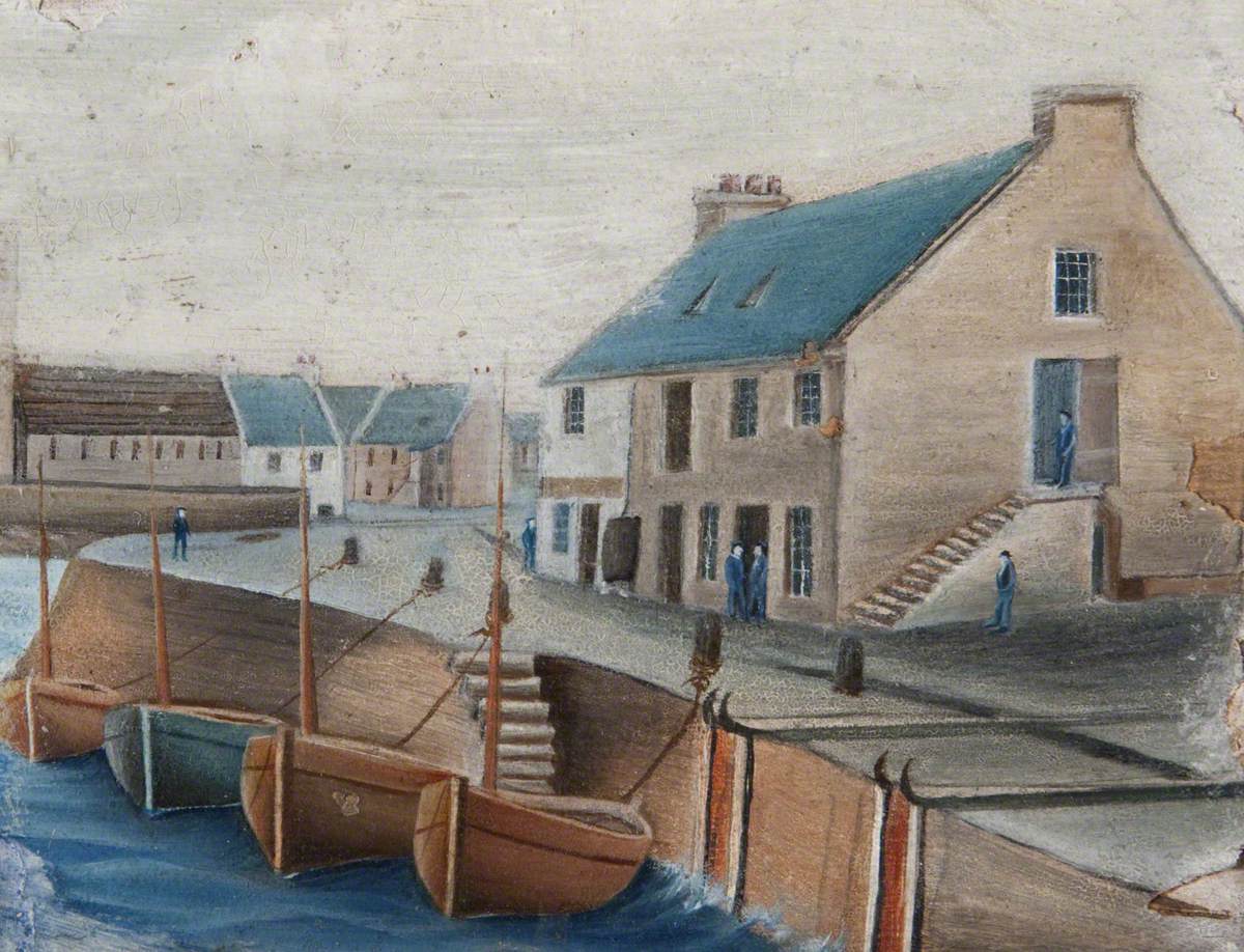 Saltcoats Old Quay, 1855