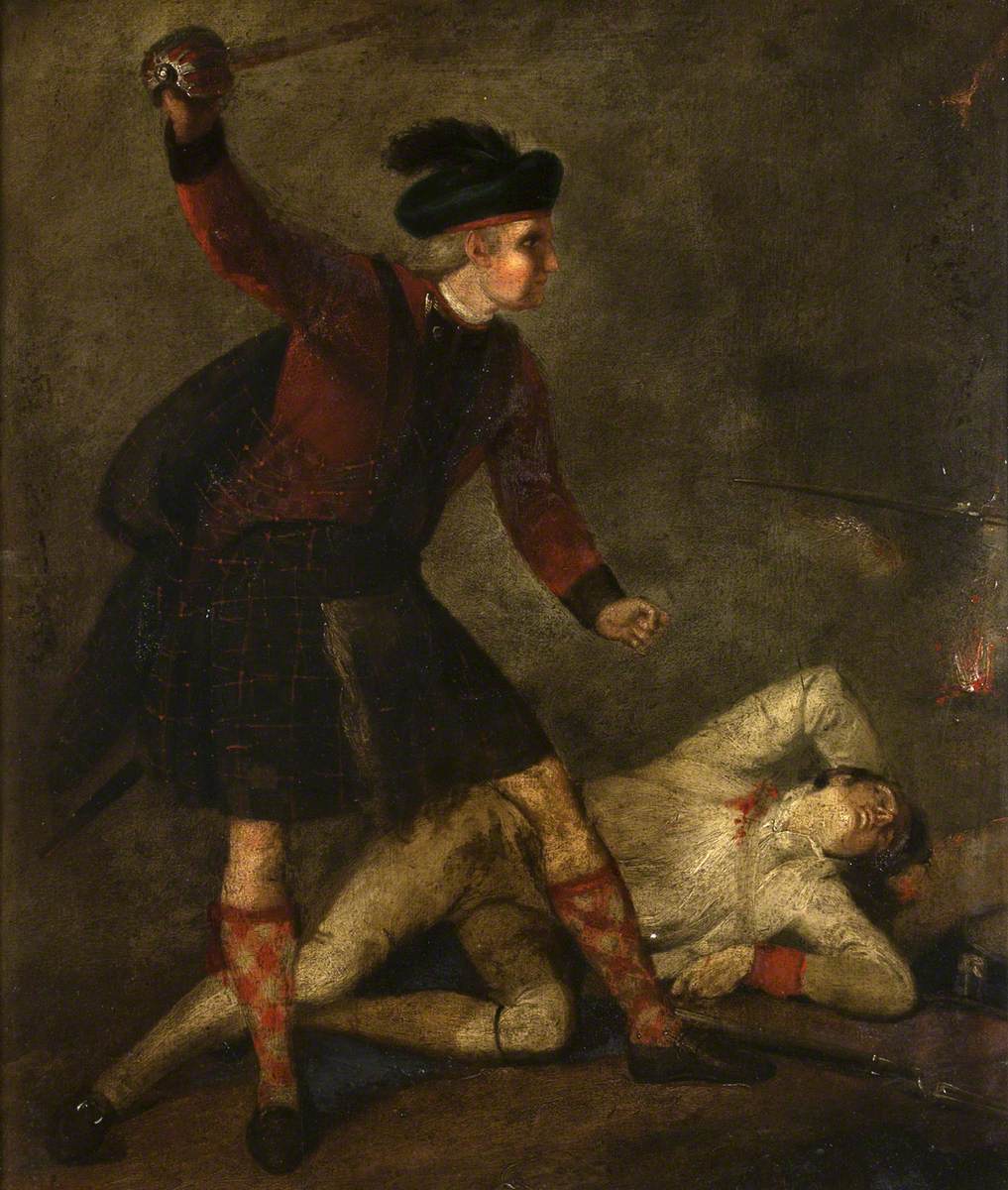 Rob Roy Slaying an Opponent