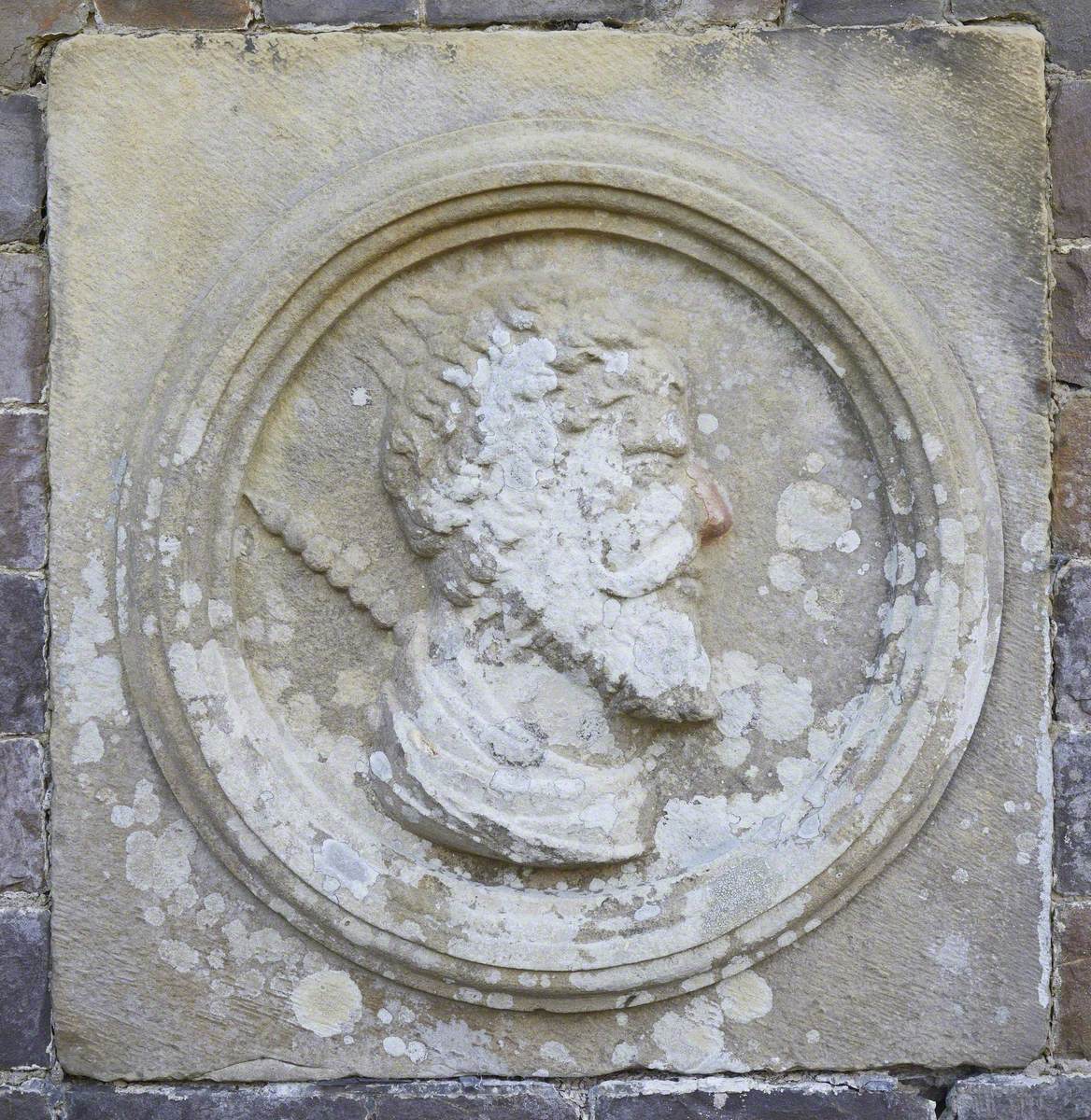 Mercat Cross Roundel: possibly Charlemagne
