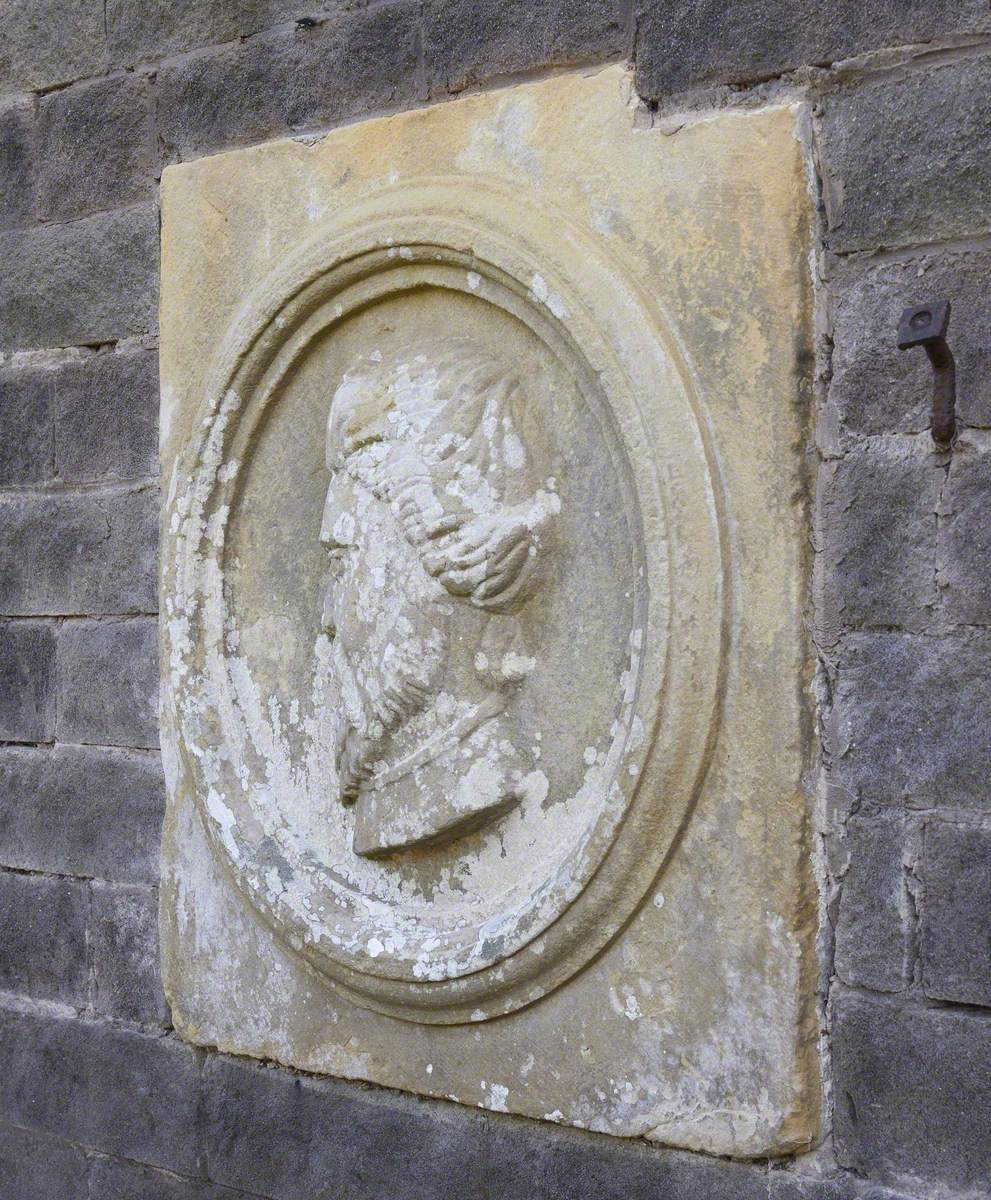 Mercat Cross Roundel: possibly Godfrey de Boullion