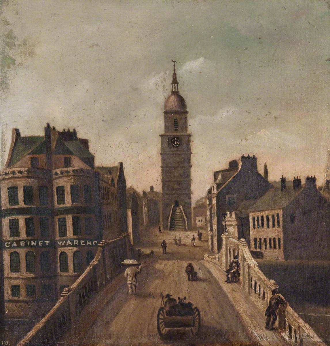 (Ayr) New Bridge & Town House, 1790