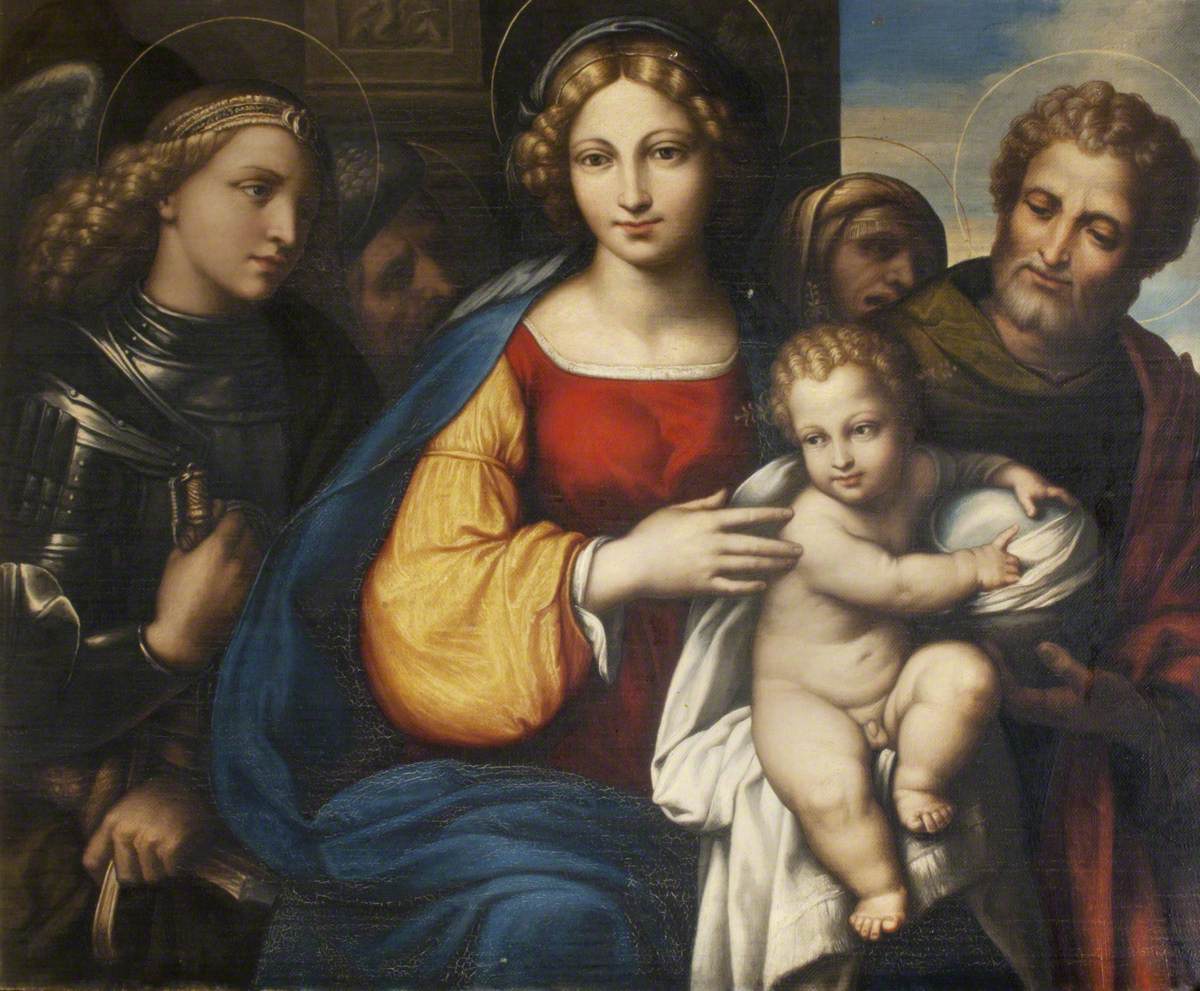 The Holy Family with the Archangel Raphael