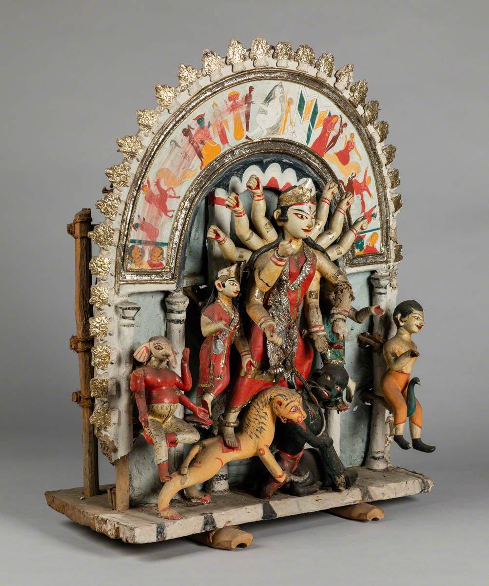 The Goddess Durga Slaying the Demon Mahishasura