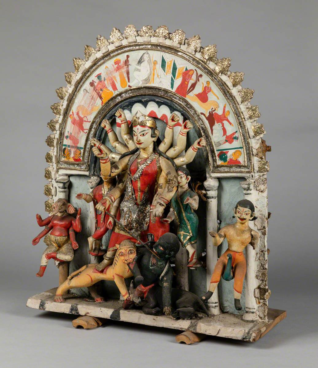 The Goddess Durga Slaying the Demon Mahishasura