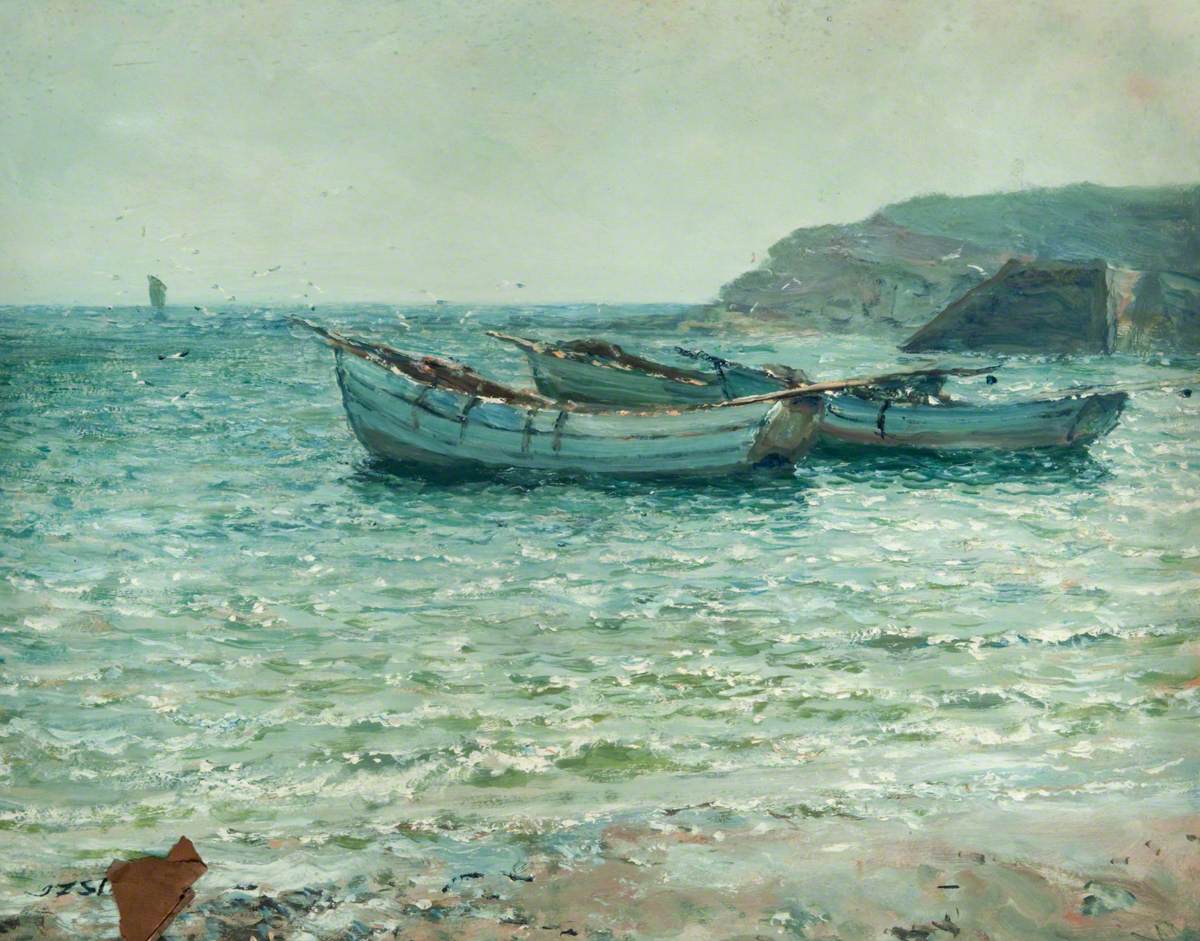 Cobles in the Haven, Cullercoates