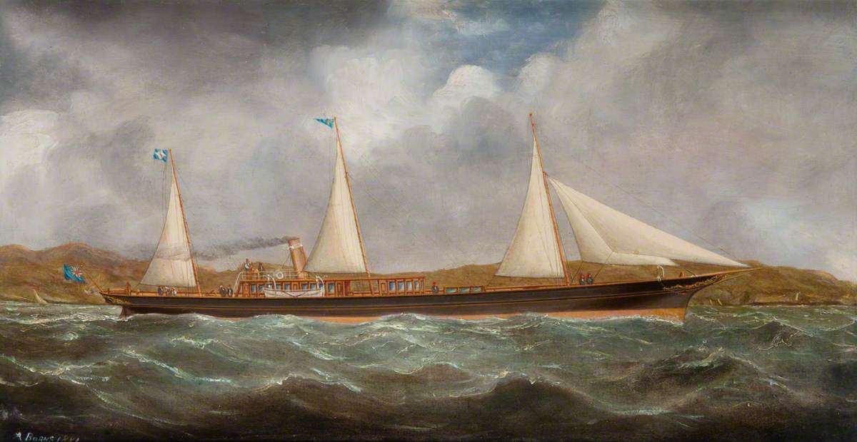 T. B. Seath's Private Yacht, 'Oaks' (?)
