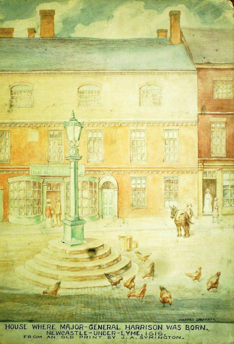 House Where Major General Harrison Lived