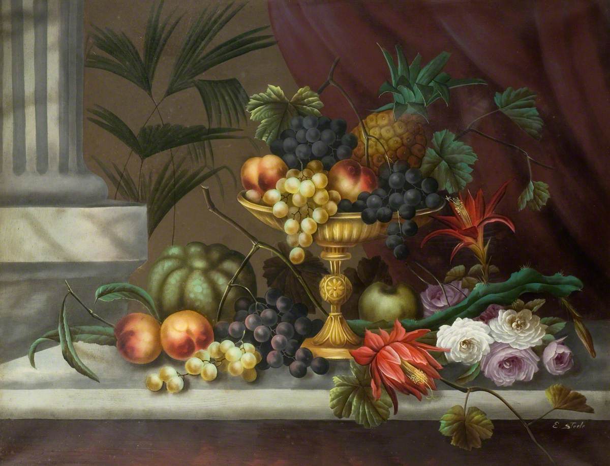 Still Life of Flowers and Fruit