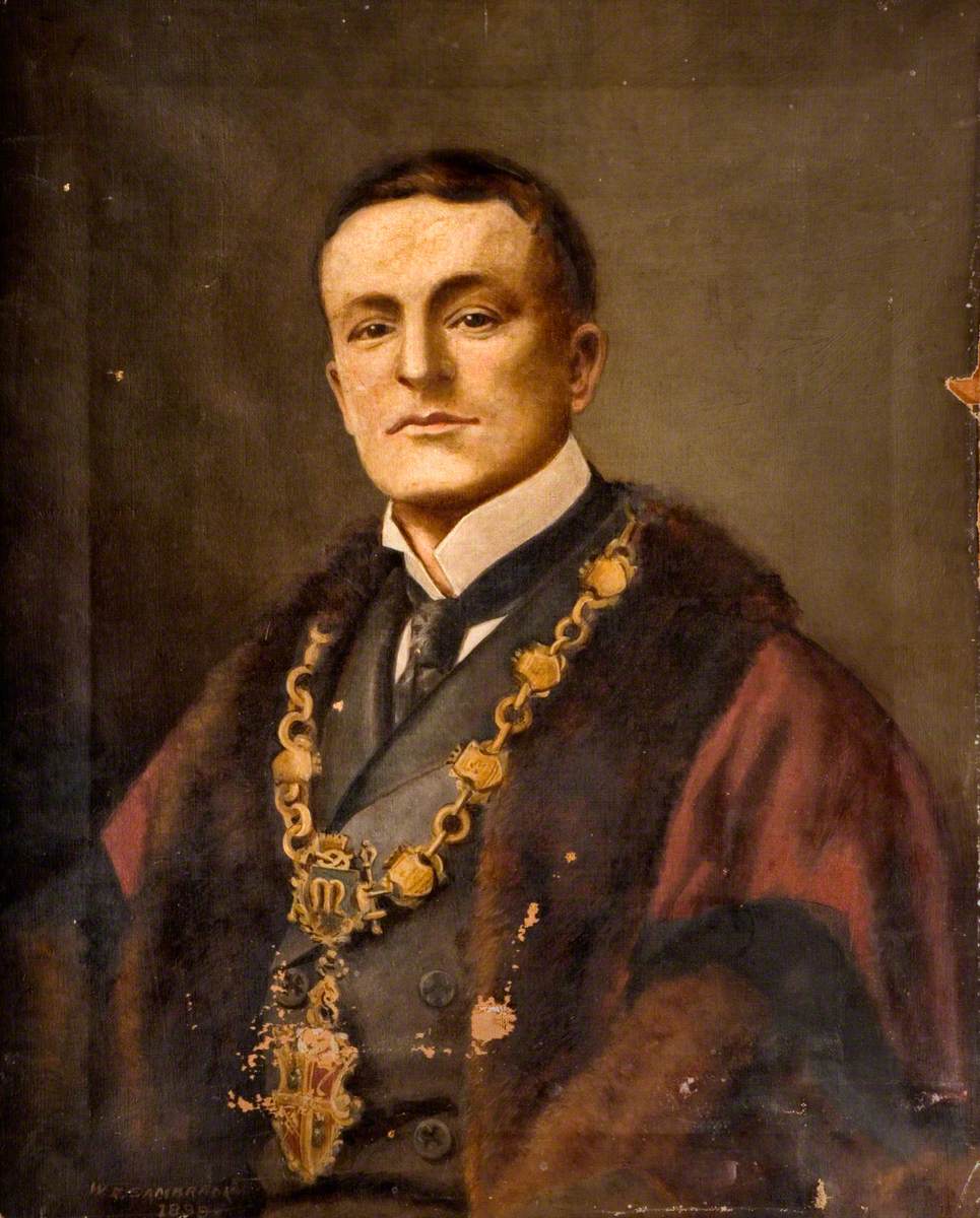 Alderman William Bratt, JP, Electoral Mayor of Burslem, November 1898