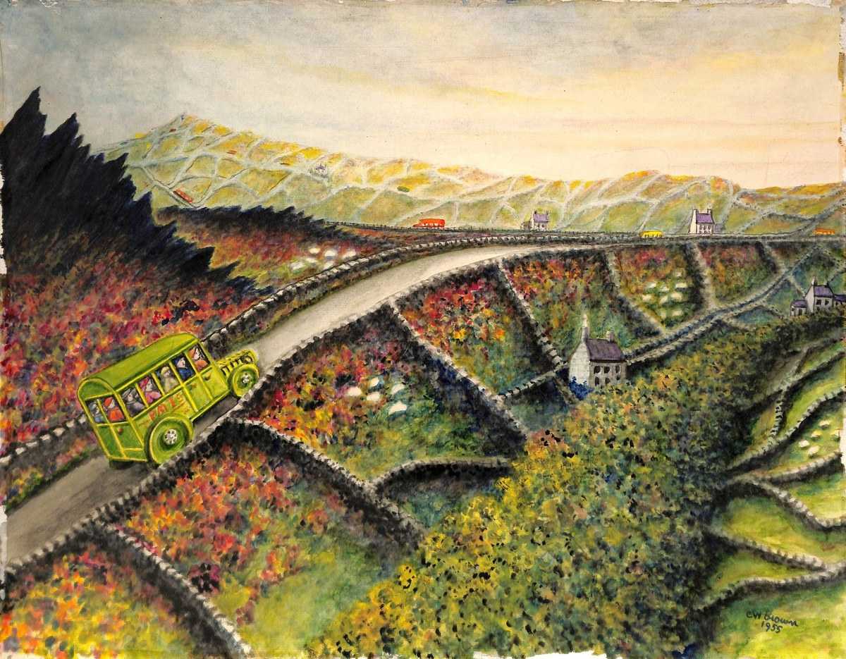 Landscape with Bus