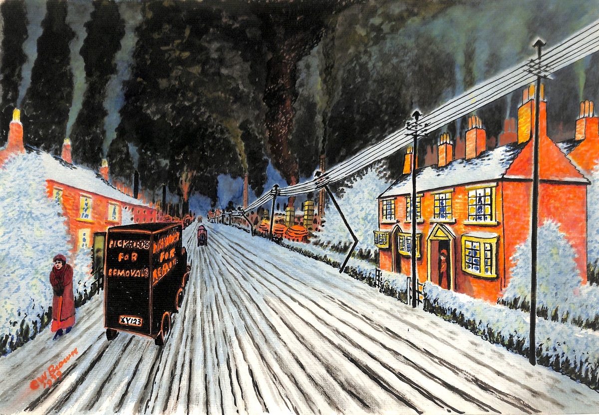 Untitled (Snowy Street Scene)