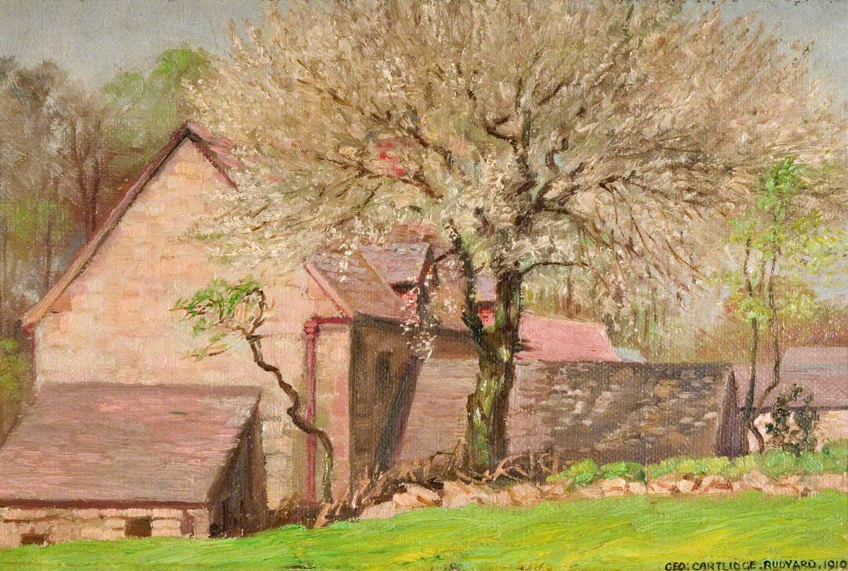 A Cherry Tree in May, New House in Horton