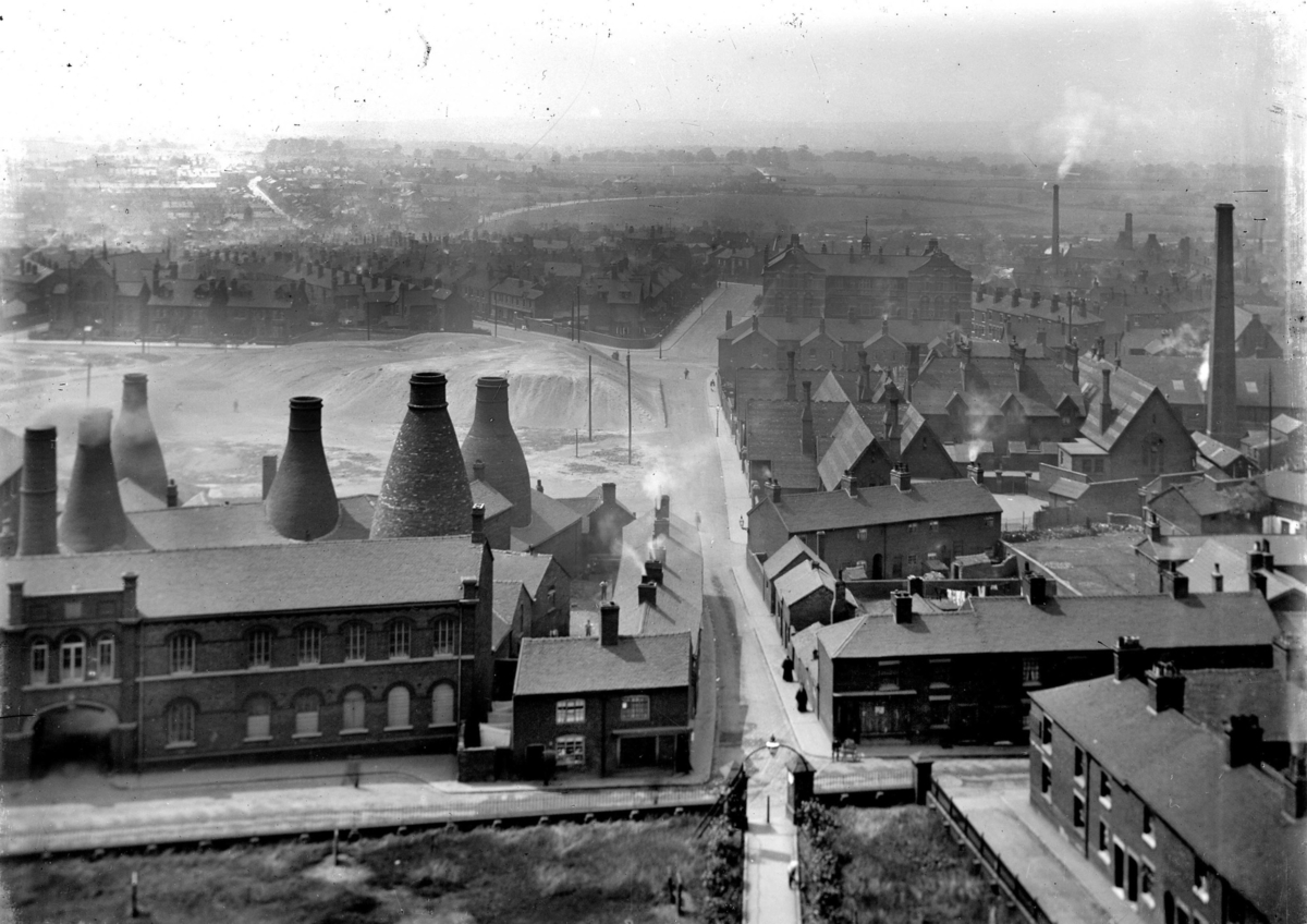 Florence Library, St James' School from St James' Church, c.1910