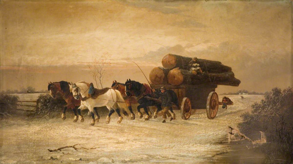 A Timber Wagon