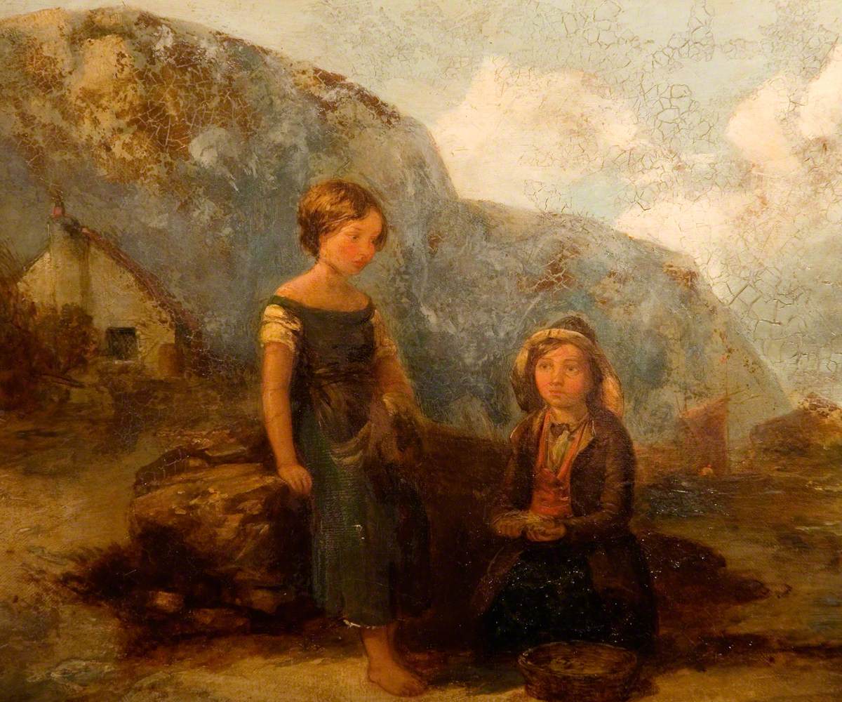 Children Gathering Seaweed