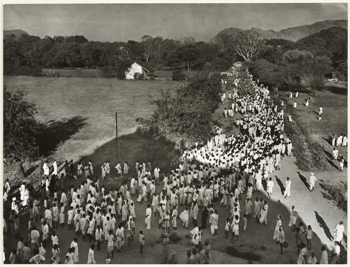 A Peasants' Rally in a Village near Bezwada, Andhra, South India (1943)