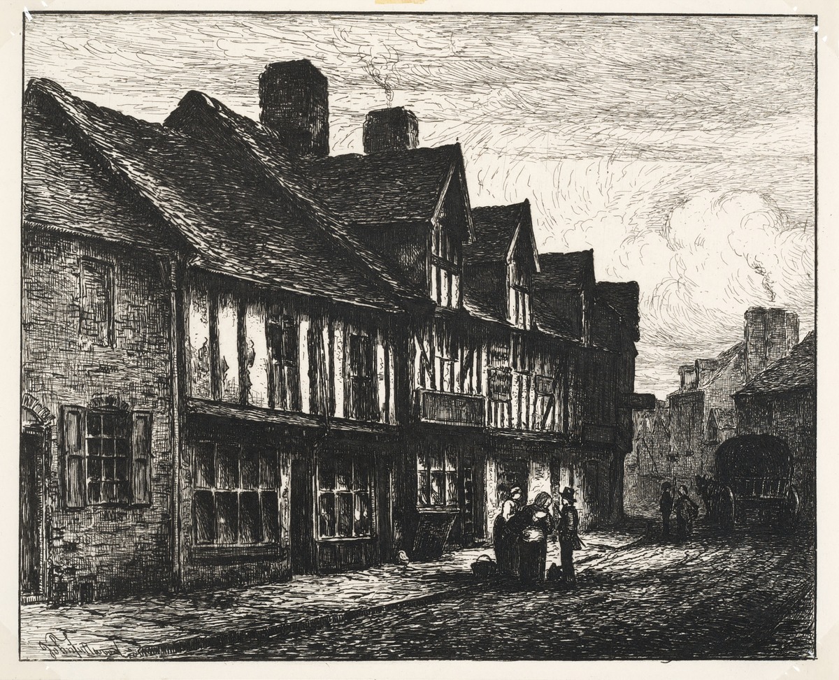 Old House, Lichfield Street, Wolverhampton from 'Remnants of Old Wolverhampton' (Vol. I. 1880. No.s 1–37)