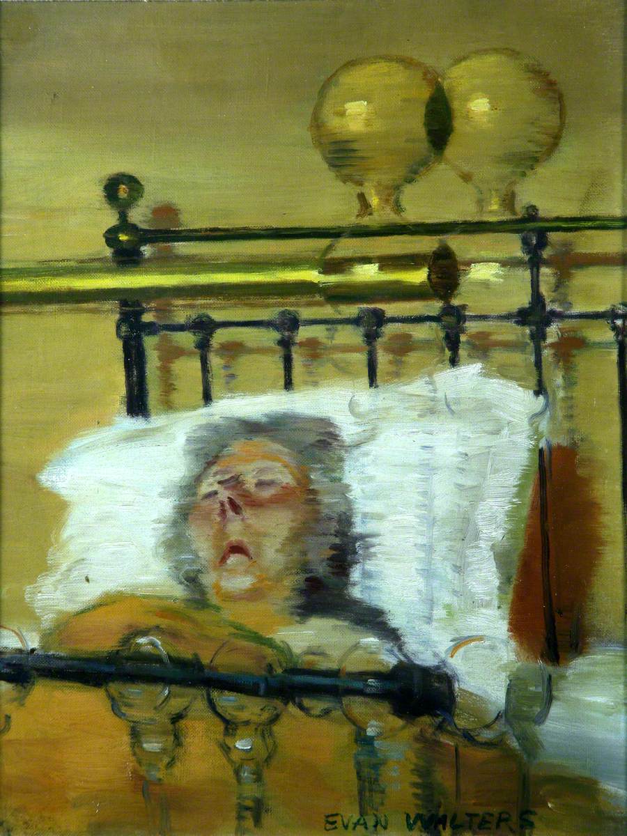 The Artist's Mother Asleep