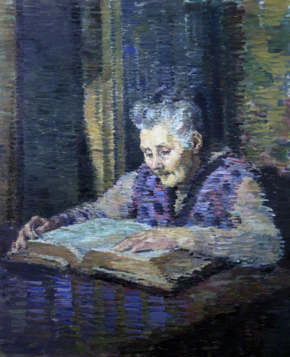 The Artist's Mother Reading the Bible