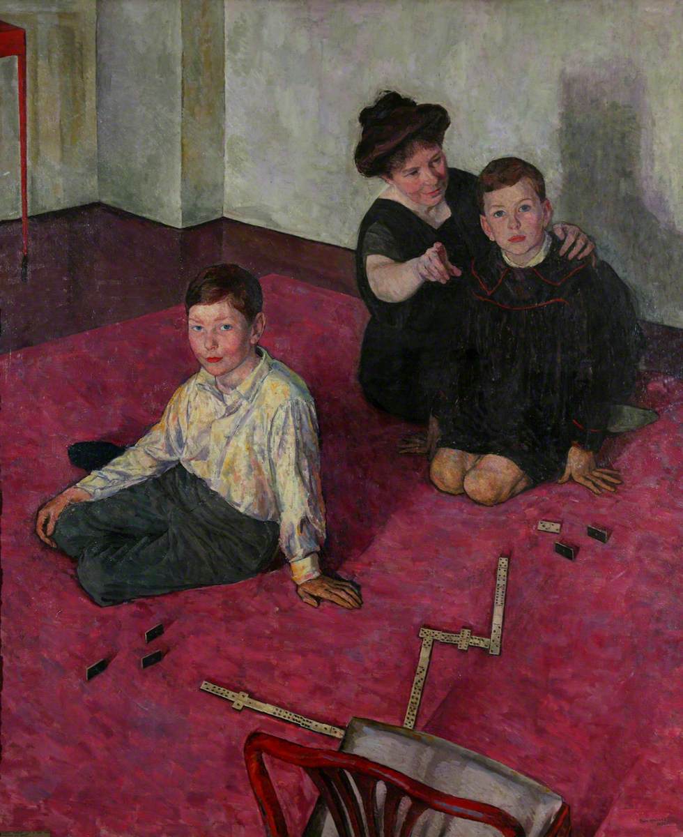 Mrs Coombe-Tennant, JP, and Sons, Alexander and Henry