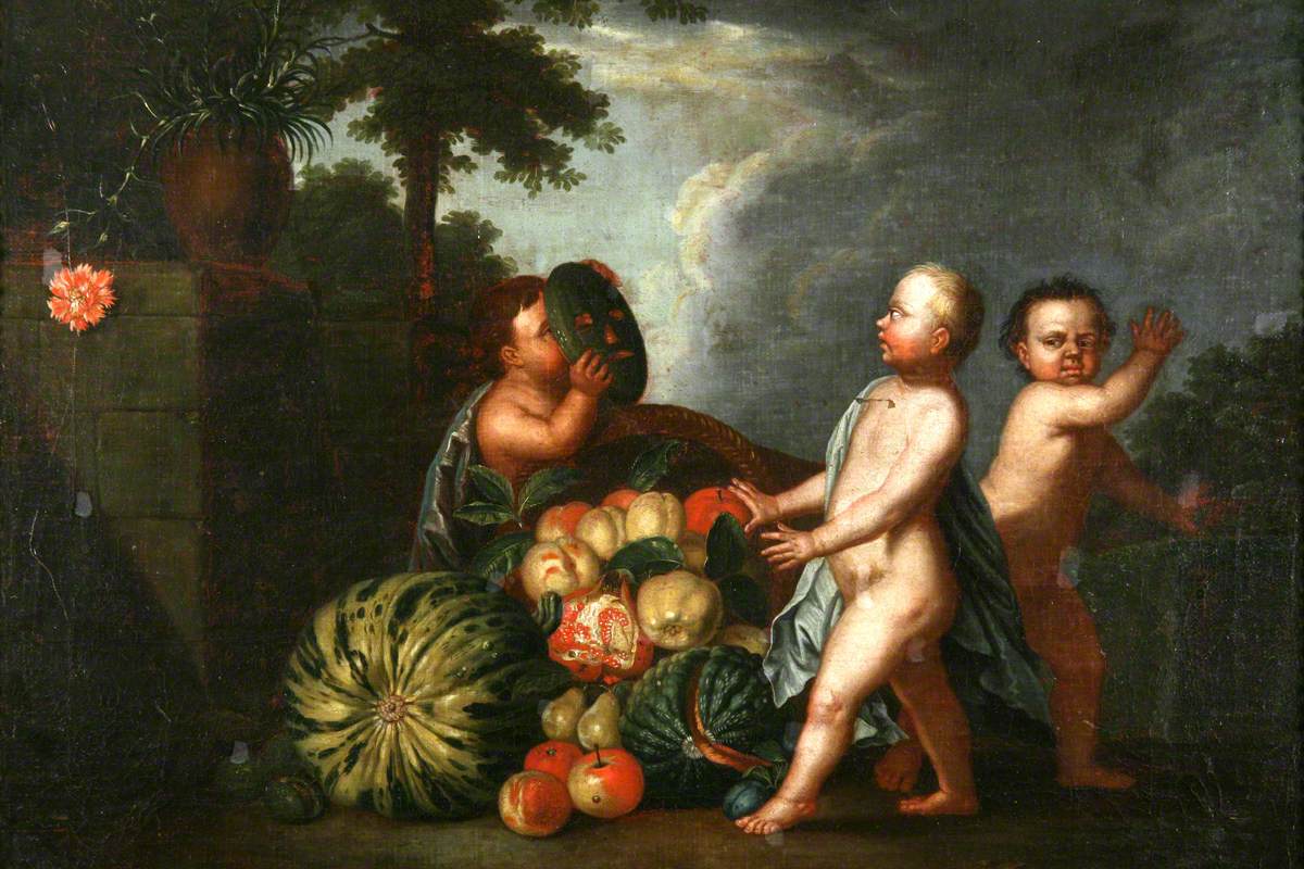 Cupids and Fruit