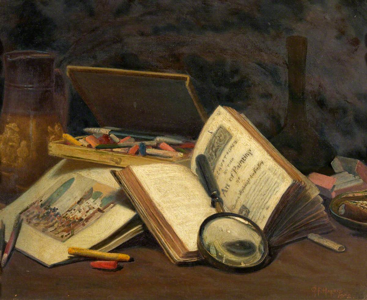 Group of Still Life Artist's Materials