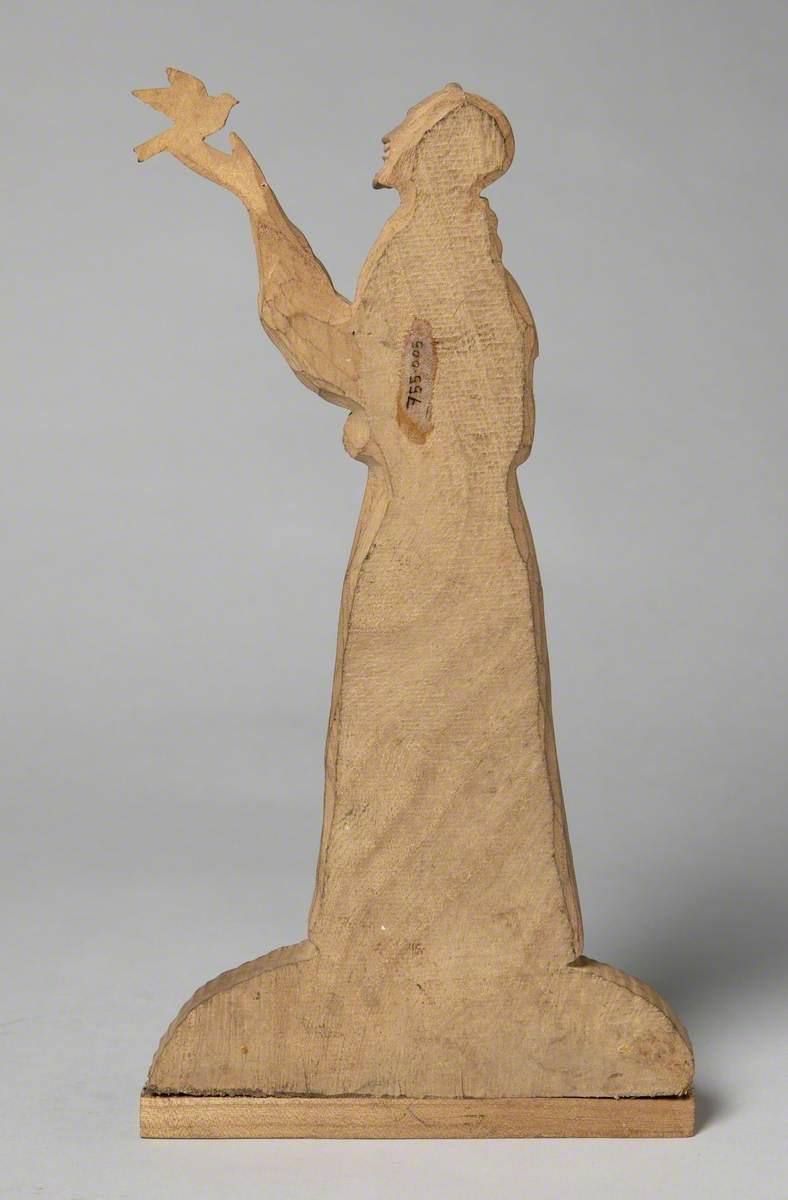 Saint Francis of Assisi Holding a Bird