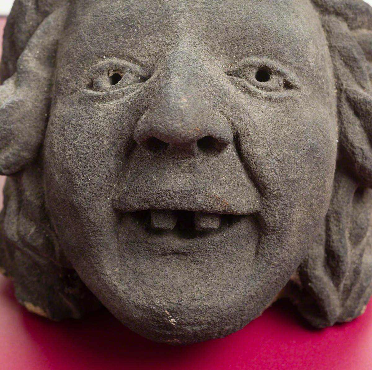 Stone Head with Crown