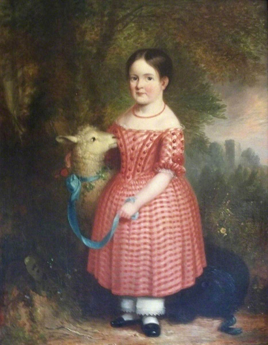 Girl with a Lamb