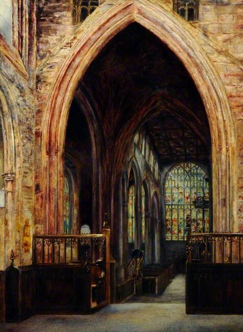Interior, Rotherham Parish Church, South Yorkshire
