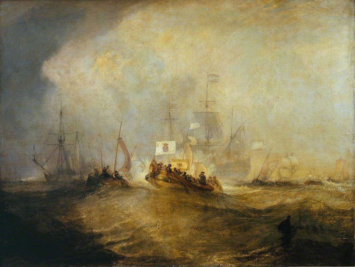 The Prince of Orange, William III, Embarked from Holland, and Landed at Torbay, November 4th, 1688, after a Stormy Passage